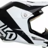 6D ATR-1Y Youth Helmet-Wedge Matte Black/White PROTECTIVE GEAR