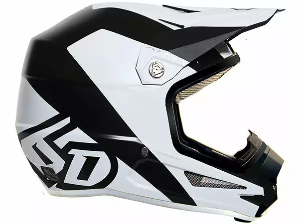 6D ATR-1Y Youth Helmet-Wedge Matte Black/White PROTECTIVE GEAR 1 6D ATR-1Y Youth Helmet-Wedge Matte Black/White PROTECTIVE GEAR