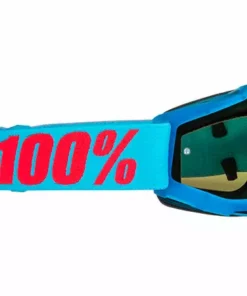 100% Accuri Moto Goggles-Acidulous Cyan-Mirrored Blue Lens 5 100% Accuri Moto Goggles-Acidulous Cyan-Mirrored Blue Lens