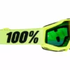 PROTECTIVE GEAR 100% Accuri Youth Goggles-Fluorescent Yellow-Mirrored Red Lens
