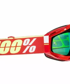 100% Racecraft Goggles-Corvette-Mirrored Red Lens