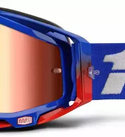 PROTECTIVE GEAR 100% Racecraft Goggles-Republic-Mirror Red Lens