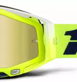 100% Racecraft Goggles-Tanaka-Mirror Gold Lens