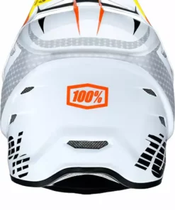 100% Status BMX Race Helmet-DDay White PROTECTIVE GEAR