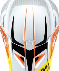 100% Status BMX Race Helmet-DDay White PROTECTIVE GEAR