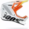 100% Status BMX Race Youth Helmet-DDay White
