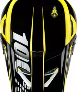 100% Status BMX Race Helmet-DDay Yellow PROTECTIVE GEAR