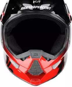 100% Status BMX Race Helmet-Selecta Red