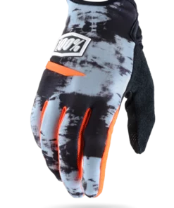 100% Ridecamp Glove - Grey Tiedye