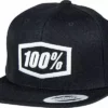 APPAREL 100% Corpo Classic SnapBack Hat-Black/White