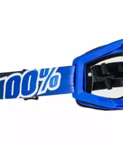 PROTECTIVE GEAR 100% Strata Moto Goggles-Blue Lagoon