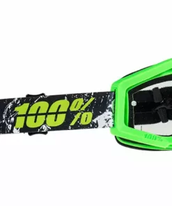 100% Strata Moto Goggles-Crafty Lime PROTECTIVE GEAR
