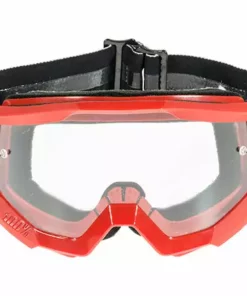 100% Strata Moto Goggles-Fire Red PROTECTIVE GEAR