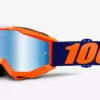 PROTECTIVE GEAR 100% Accuri Youth Goggles-Origami-Mirror Blue Lens