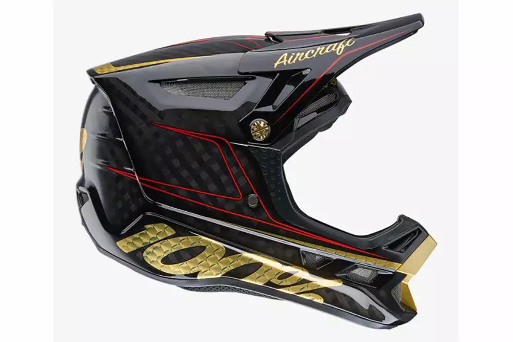 PROTECTIVE GEAR 100% Aircraft Downhill MIPS Helmet-Hotrod 1 PROTECTIVE GEAR 100% Aircraft Downhill MIPS Helmet-Hotrod