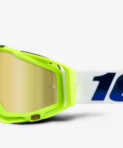 100% Racecraft Goggles-GP21-Mirror Gold Lens PROTECTIVE GEAR