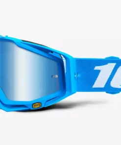 PROTECTIVE GEAR 100% Racecraft Goggles-Monoblock-Mirror Blue Lens