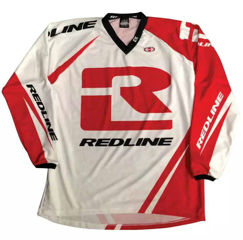 RACE WEAR Redline Flight Longsleeve Jersey-Red/White 1 RACE WEAR Redline Flight Longsleeve Jersey-Red/White