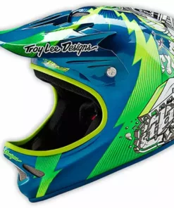 Troy Lee D2 Invade Helmet-Green