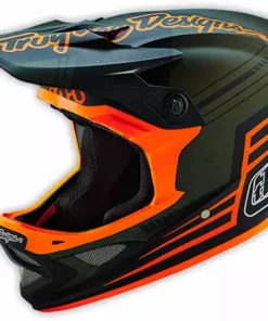 PROTECTIVE GEAR Troy Lee D3 Composite Helmet-Berserk Army Green