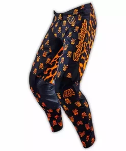 RACE WEAR Troy Lee 2016 GP Pants-Anarchy Black/Fluorescent Orange