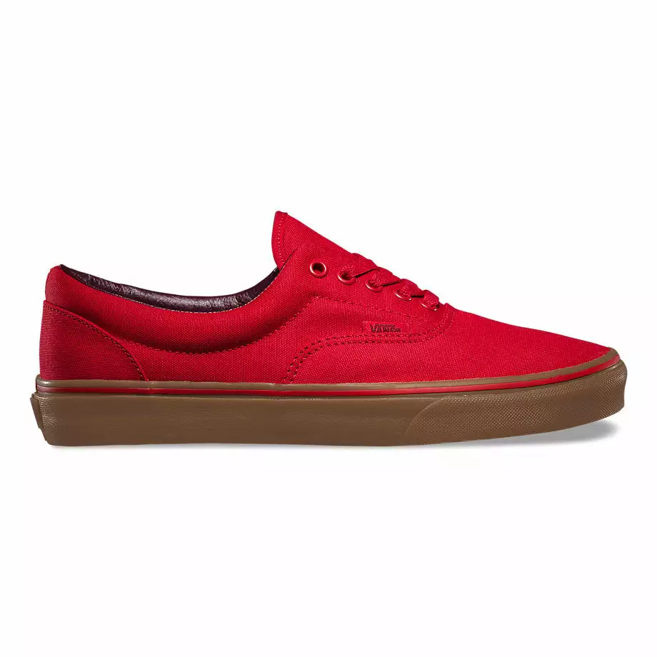 Vans Era Shoe-Racing Red/Gum 1 Vans Era Shoe-Racing Red/Gum