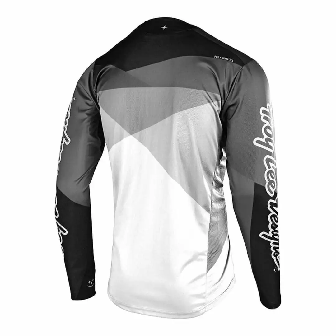 RACE WEAR Troy Lee Designs 2019 Sprint Jet Jersey-White/Grey 3 RACE WEAR Troy Lee Designs 2019 Sprint Jet Jersey-White/Grey