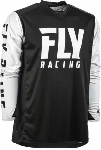 RACE WEAR Fly Racing 2020 Radium Jersey-Black/White 1 RACE WEAR Fly Racing 2020 Radium Jersey-Black/White