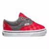Vans Checkerboard Era-Toddler-Racing Red/Pewter