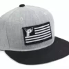 Profile Nation Snapback Hat - Gray/Black