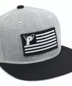 Profile Nation Snapback Hat - Gray/Black
