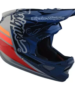 Helmets Troy Lee Designs D3 Fiberlite -Silhouette Navy/Silver