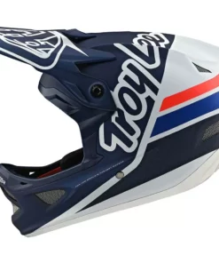 Troy Lee Designs D3 Fiberlite-Silhouette Navy/White