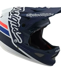 Troy Lee Designs D3 Fiberlite-Silhouette Navy/White
