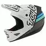 Troy Lee Designs D3 Fiberlite -Silhouette White/Navy Helmets