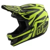 Troy Lee Designs D4 Carbon MIPS Helmet-Slash Black/Yellow