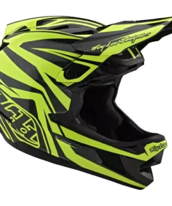 Troy Lee Designs D4 Carbon MIPS Helmet-Slash Black/Yellow 8 Troy Lee Designs D4 Carbon MIPS Helmet-Slash Black/Yellow