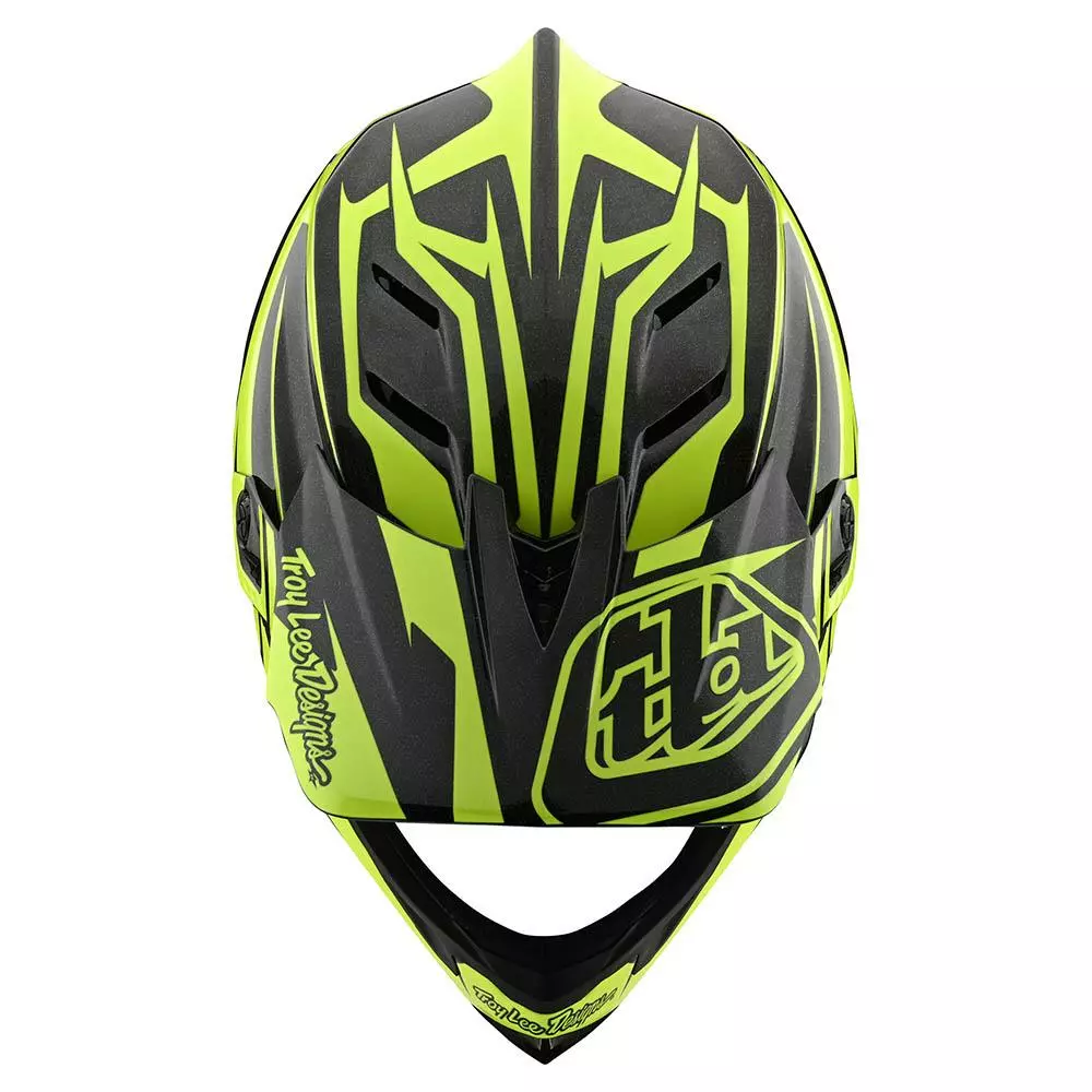 Troy Lee Designs D4 Carbon MIPS Helmet-Slash Black/Yellow 5 Troy Lee Designs D4 Carbon MIPS Helmet-Slash Black/Yellow