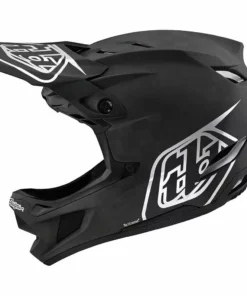 Troy Lee Designs D4 Carbon MIPS Helmet-Stealth Black/Silver Helmets