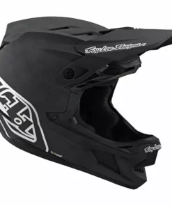 Troy Lee Designs D4 Carbon MIPS Helmet-Stealth Black/Silver Helmets