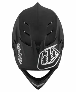 Troy Lee Designs D4 Carbon MIPS Helmet-Stealth Black/Silver Helmets