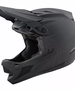 Troy Lee Designs D4 Composite MIPS Helmet-Stealth Black/Gray