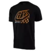 Troy Lee Designs Precision 2.0 Checker T-Shirt-Black T-Shirts