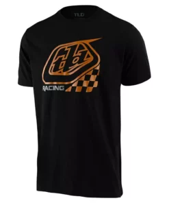Troy Lee Designs Precision 2.0 Checker T-Shirt-Black T-Shirts