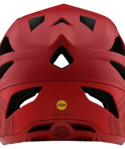 Troy Lee Designs Stage MIPS Helmet-Stealth Red Helmets