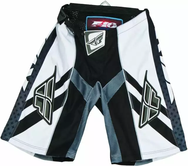 Fly Racing 2012 Attack Race Shorts-Black/White 1 Fly Racing 2012 Attack Race Shorts-Black/White