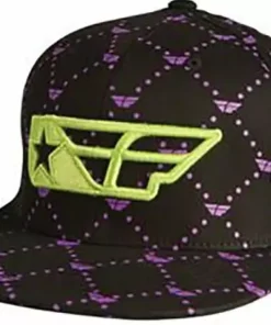 APPAREL Fox F Star Hat-Black/Purple-Small/Medium