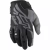 RACE WEAR Fly Racing 2013 Kinetic Gloves-Black/Gray