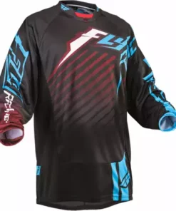 Fly Racing 2013 Kinetic RS Race Jersey-Black/Maroon