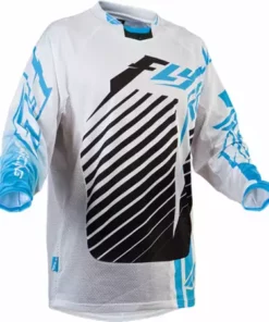 Fly Racing 2013 Kinetic RS Race Jersey-Blue/White RACE WEAR
